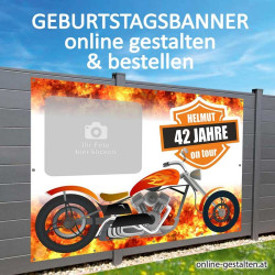 Banner Geburtstag, Geburtstagsbanner, Transparent zum Geburtstag, Geburtstagstransparent, Plakat Geburtstag