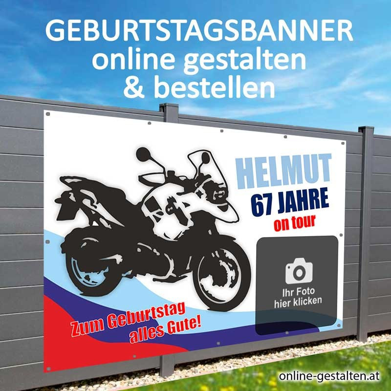 Banner Geburtstag, Geburtstagsbanner, Transparent zum Geburtstag, Geburtstagstransparent, Plakat Geburtstag