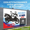 Banner Geburtstag, Geburtstagsbanner, Transparent zum Geburtstag, Geburtstagstransparent, Plakat Geburtstag