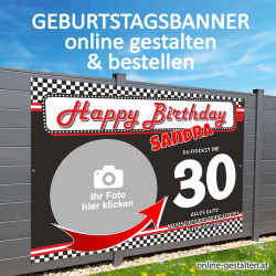 Banner Geburtstag, Geburtstagsbanner, Transparent zum Geburtstag, Geburtstagstransparent, Plakat Geburtstag