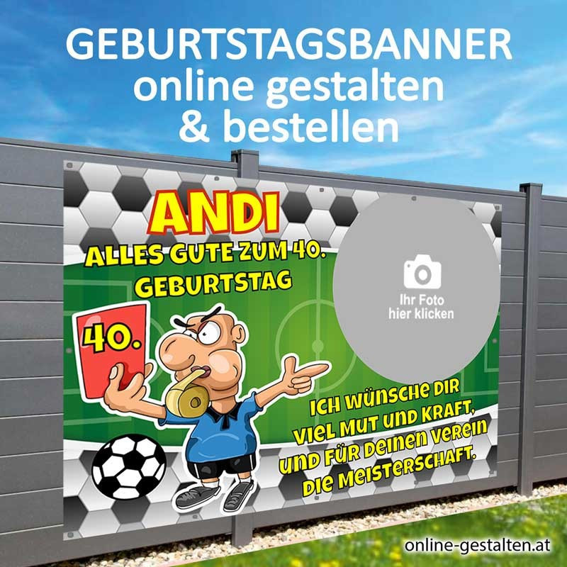 Banner Geburtstag, Geburtstagsbanner, Banner zum Geburtstag, Transparent zum Geburtstag, Geburtstagstransparent, Jäger