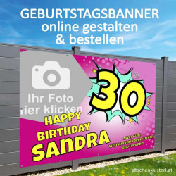 Geburtstagsbanner, Lustige Geburtstagsbanner, Banner zum Geburtstag, Geburtstagstransparent