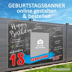 Geburtstagsbanner, Banner Geburtstag, Plakat Geburtstag, Geburtstagsgeschenk, Geburtstagsplakat