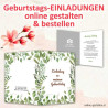 Individuelle GEBURTSTAGSEINLADUNGEN online-gestalten.at I Expressdruck