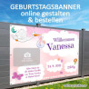 GEBURTSTAGSBANNER online gestalten und bestellen I online-gestalten.at