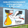 Banner Geburtstag, Geburtstagsbanner, Transparent zum Geburtstag, Geburtstagstransparent, Plakat Geburtstag