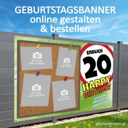Geburtstagsbanner, Geburtstagsbanner, Banner zum Geburtstag, Transparent zum Geburtstag, Geburtstagstransparent