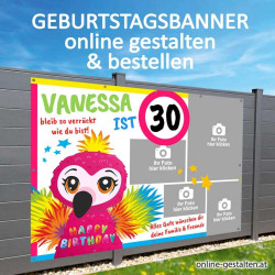 Banner Geburtstag, Geburtstagsbanner, Transparent zum Geburtstag, Geburtstagstransparent, Plakat Geburtstag, 40 Geburtstag