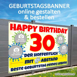 Banner Geburtstag Geburtstagsbanner Plakat Geburtstag Fotobanner Collage Geburtstag