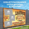 Banner Geburtstag Geburtstagsbanner Plakat Geburtstag Fotobanner Collage Geburtstag