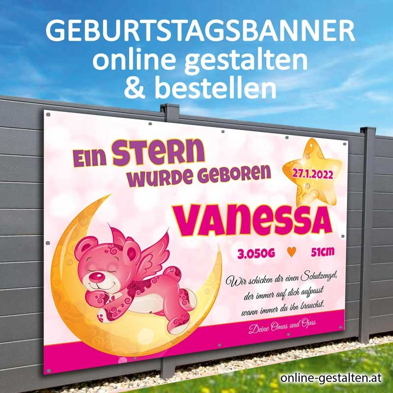 Banner zur Geburt, Plakat zur Geburt, Panner zur Geburt, Geburtsgeschenke, Babybanner, Banner für Baby, Mädchen, Junge