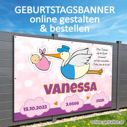 Banner zur Geburt, Plakat zur Geburt, Panner zur Geburt, Geburtsgeschenke, Babybanner, Banner für Baby, Mädchen, Junge