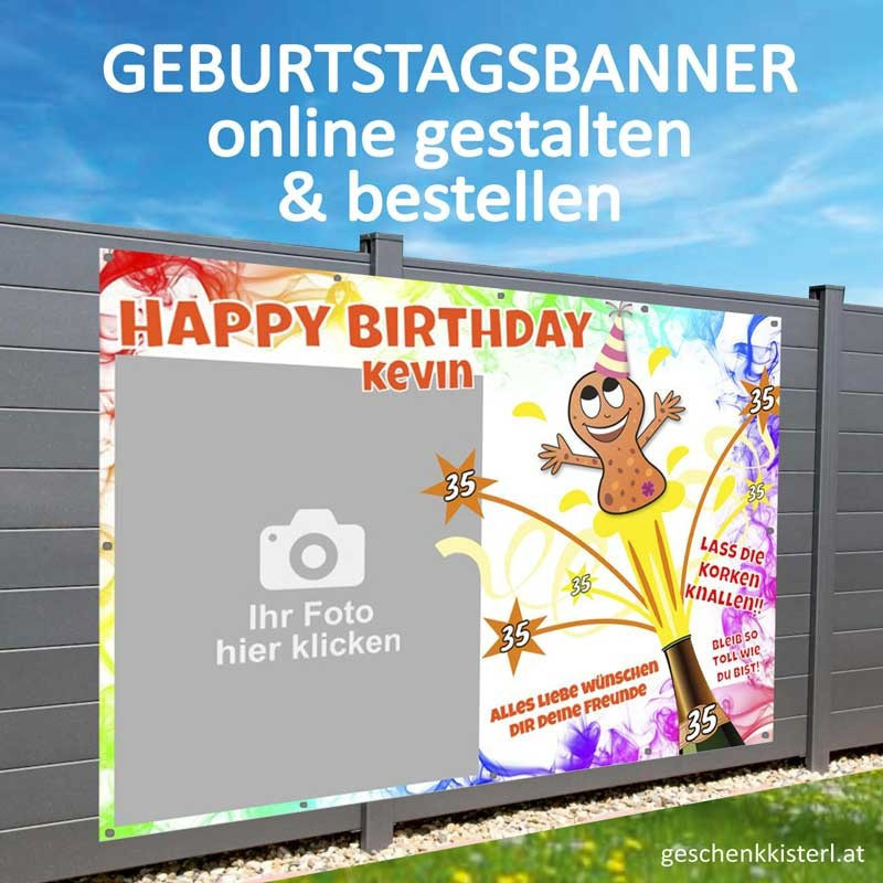Geburtstagsbanner, Geburtstagsbanner, Banner zum Geburtstag, Transparent zum Geburtstag, Geburtstagstransparent