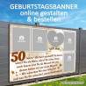 Geburtstagsbanner Plakat Geburtstag Motive Vorlagen Banner Geburtstag Geburtstagsgeschenk Transparent Geburtstag