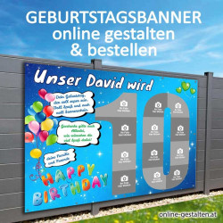 Banner Geburtstag  Geburtstagsbanner Plakat Geburtstag Motive Vorlagen Geburtstagsgeschenk Transparent Geburtstag