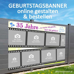 Geburtstagsbanner, Geburtstagsbanner, Banner zum Geburtstag, Transparent zum Geburtstag, Geburtstagstransparent