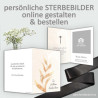 Sterbebild, Sterbebildchen, Sterbebilder online bestellen, Vorlagen Sterbebilder