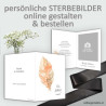 Sterbebild, Sterbebildchen, Sterbebilder online bestellen, Vorlagen Sterbebilder