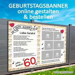 Plakat Geburtstag, Geburtstagsbanner Transparent Plane Party Musik