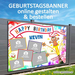 Plakat Geburtstag Sekt Geschenk Geburtstag Geburtstagsbanner Transparent online gestalten