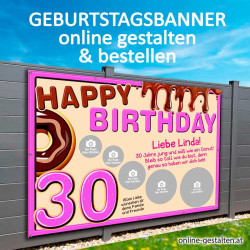 Plakat Geburtstag Sekt Geschenk Geburtstag Geburtstagsbanner Transparent online gestalten