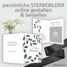 Sterbebild, Sterbebildchen, Sterbebilder online bestellen, Vorlagen Sterbebilder