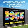 Geburtstagsbanner Banner Geburtstag 1955 Geschenk Frau Mann Party Poster Geburtstagsposter Fotozahl Fotogeschenk