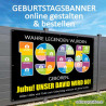 1965 Geburtstagsbanner Banner Geburtstag 60er Geschenk Frau Party Poster Geburtstagsposter Fotozahl Fotogeschenk