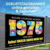 Geburtstagsbanner Banner Geburtstag 1975 Geschenk Party Poster Geburtstagsposter Fotozahl Fotogeschenk