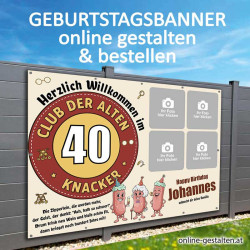 Geburtstagsbanner selbst gestalten Banner zum Geburtstag Banner Geschenk Geburtstag Feier Deko Panner Plakat für Feier