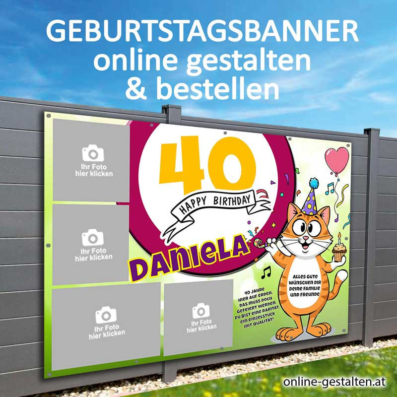 Geburtstagsbanner selbst gestalten Banner zum Geburtstag Banner Geschenk Geburtstag Feier Deko Panner Plakat für Feier