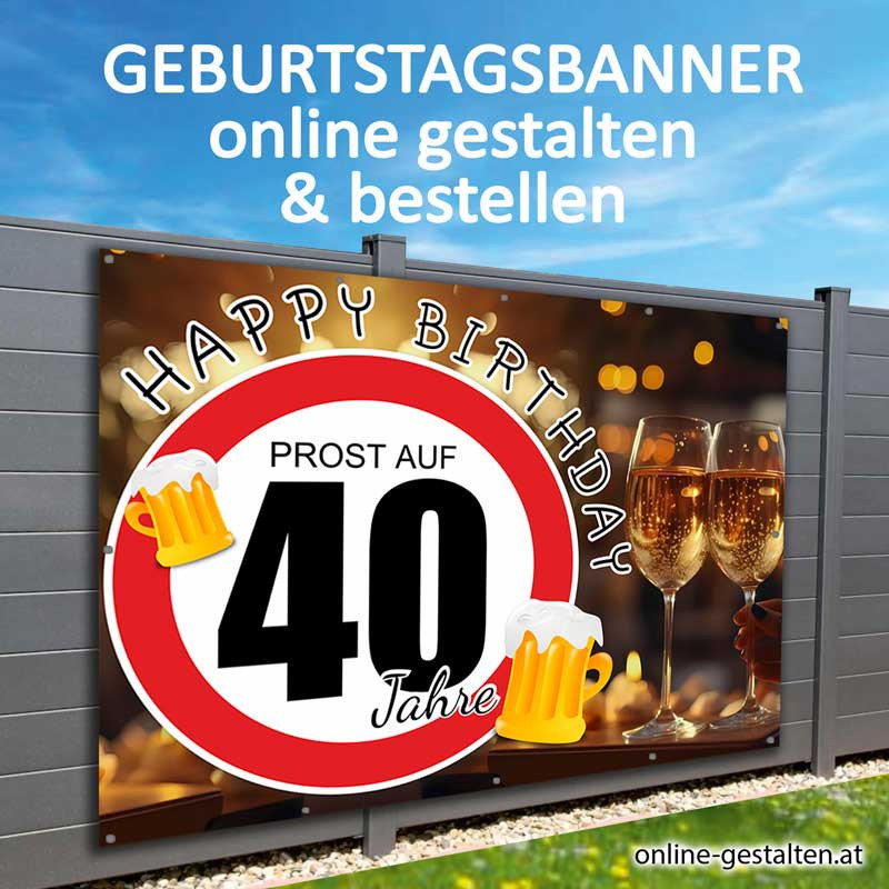 Geburtstagsbanner Banner zum Geburtstag Bier Banner für Mann Geschenk Geburtstag Feier Deko Panner Plakat für Feier