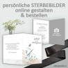 Sterbebild, Sterbebildchen, Sterbebilder online bestellen, Vorlagen Sterbebilder