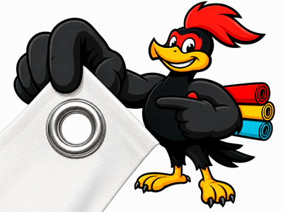 Banner zum Geburtstag mit Ösen
