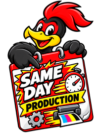 Banner mit Same Day Production